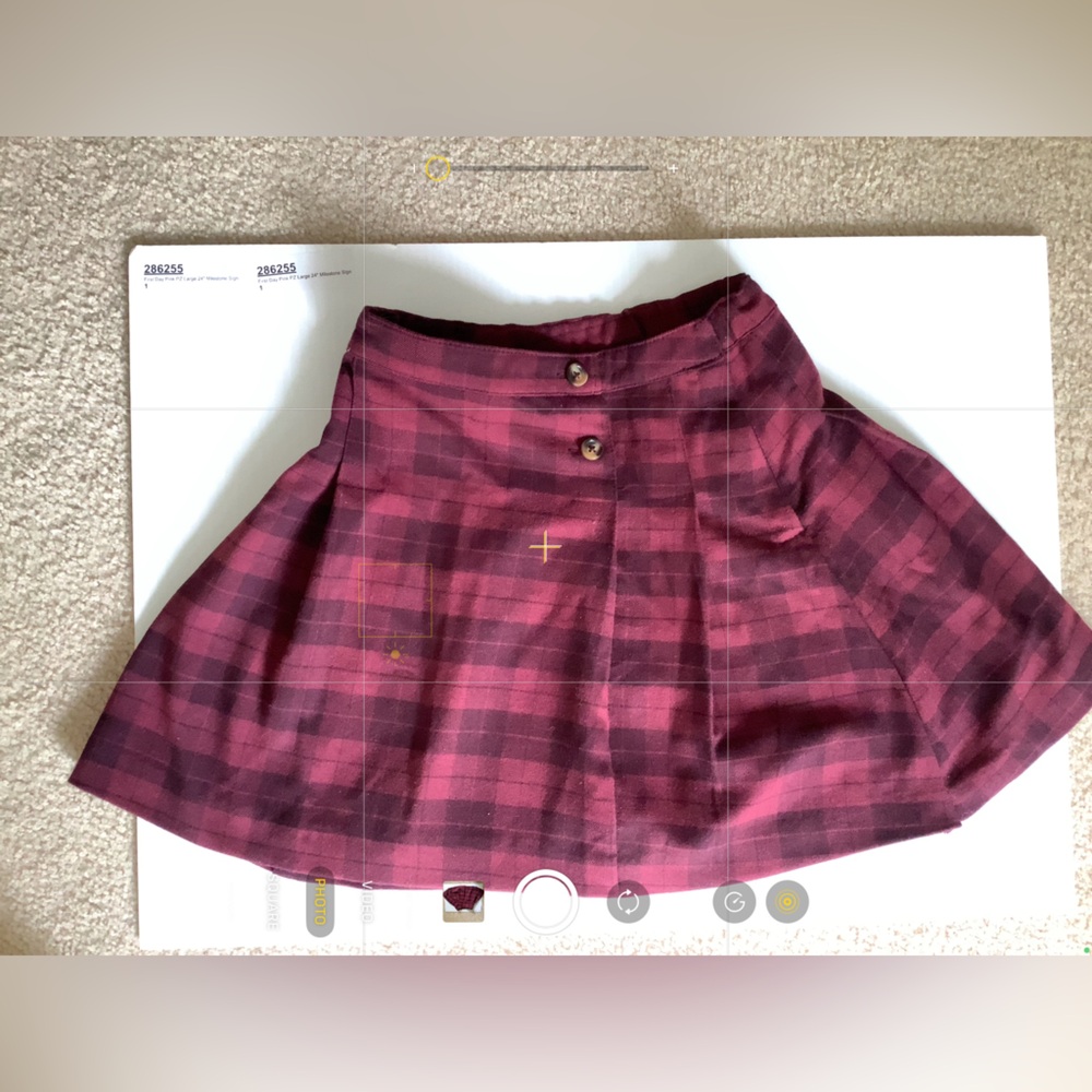 Girls H&M Red Pleated Mini Skirt - Picture 9 of 9